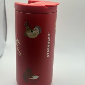 Starbucks 2025 Holiday Gingerbread Cookie Tumbler Red 12oz